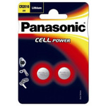 Panasonic baterija CR2016EL/2BP, 3 V