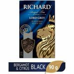 RICHARD Tea Lord Grey - Crni cejlonski čaj krupnog lista sa bergamotom i limunom, 90g rinfuz 161402