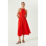 Pomegranate Flower Strap Dress