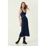 Blue Midi Knitwear Dress