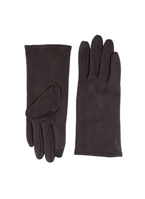 Tvorničke antracitne ženske rukavice B-161