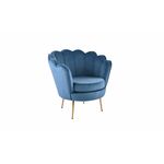 Gisele fotelja plava 77x71x76 cm