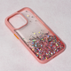 Torbica Frame Glitter za iPhone 14 6.1 Pro roze