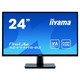 Iiyama ProLite X2474HS-B2 monitor, VA, 23.6"/24", 16:9, 1920x1080, HDMI, Display port, VGA (D-Sub)