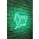 WALLXPERT novogodišnje LED osvetljenje Merry Christmas Green (395NGR1950)