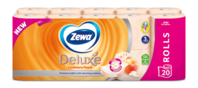Zewa toalaet papir Delux 20/1 breskva