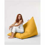 Atelier del Sofa Pyramid Big Bed Pouf Yellow