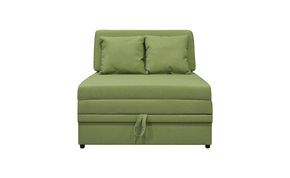 Golf new fotelja s ležajem 92x99x100 cm zelena / zeleni jastuk