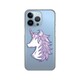 Maskica Silikonska Print Skin za iPhone 13 Pro 6 1 Purple Unicorn