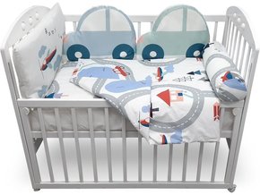Baby Textil Komplet za krevetac autići 3100563