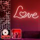 OPVIQ Zidna LED dekoracija Love in Love Large Red