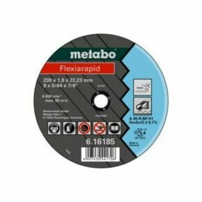 Metabo Rezna ploča „Flexiarapid“ za inox A 60-R 115 x 1 x 22
