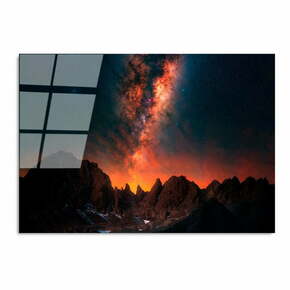 UV-141 70 x 100 Multicolor Decorative Tempered Glass Painting