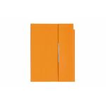 VELVET Notes sa magnetnim preklopom A5 - Narandžasta , papir Šamoa 80 g/m2
