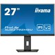 Iiyama XUB2792HSU-B5 monitor, IPS, 27", 16:9, 1920x1080, 75Hz, pivot, HDMI, Display port, VGA (D-Sub), USB