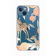 Torbica Silikonska Print Skin za iPhone 13 6.1 Flower Deer