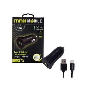 Max Mobile Auto punjač USB-C