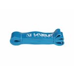 LiveUp LS3650A Elastična traka za vežbanje guma, ekspander L, mali otpor, 2080x21x4.5mm,plava