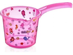 Babyjem Bokal Za Kupanje Beba - Pink Transparent 92-24002