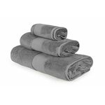 L'essential Maison Valencia Set - Dark Grey Dark Grey Towel Set (3 Pieces)