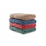 Colorful 60 - Style 2 GreenRoseRoyalBrown Hand Towel Set (4 Pieces)