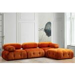 Atelier Del Sofa Bubble Corner ( L1-O1-1R -Puf) - Orange Orange Corner Sofa