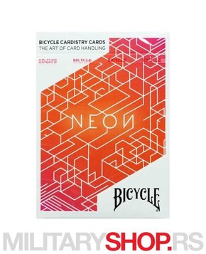 Karte za igranje Bicycle Neon-Orange Cardistry