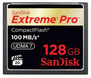 SanDisk CompactFlash 128GB memorijska kartica