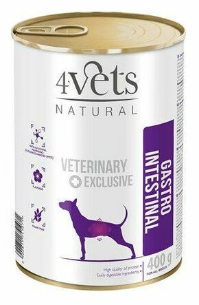 4Vets Natural Dog Veterinarska Dijeta Gastro Intestinal 400g