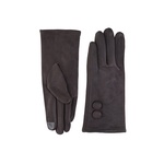 Tvorničke antracitne ženske rukavice B-165