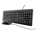 Tastatura+miš TRUST Basics žični set/US/crna