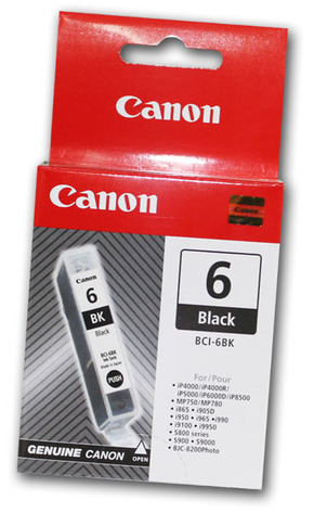Canon BCI-6BK ketridž crna (black)/žuta (yellow)