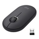 Logitech M350 Pebble bežični miš, beli/crni/ljubičasti/plavi/rozi/sivi