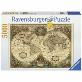 Ravensburger puzzle (slagalice)- Anticka karta sveta 5000 RA17411