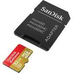SANDISK Extreme microSDHC 32GB class 10 U3 + adapter - SDSQXAF-032G-GN6AA