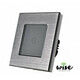 Wifi pametni prekidač, aluminijumski panel srebrni - 1 taster WP0031