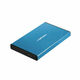 RHINO GO, HDD/SSD External Enclosure 2.5", SATA III, USB3.0, Aluminium, Blue