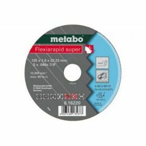 Metabo Rezna ploča „Flexiarapid Super“ za inox A 60-U 125 x 0