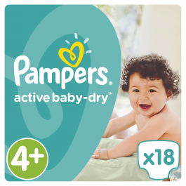 PAMPERS RP 4+ MAXI + ACTIVE (18)