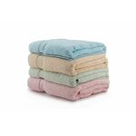Colorful 60 - Style 3 Light PinkLight WaterGreenChampagneLight Blue Hand Towel Set (4 Pieces)