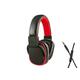 Xwave HD-500G gaming slušalice, crno-crvena, mikrofon