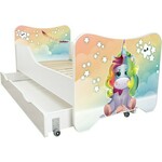 Happy Kitty Dečiji krevet 160x80cm + Fioka Unicorn Sky