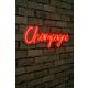 Champagne - Red Red Decorative Plastic Led Lighting