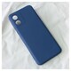 Maskica Teracell Soft Velvet za Motorola Moto E13 tamno plava