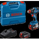 Bosch akumulatorski udarni odvrtač GDX 18V-200 18V; 2x4,0Ah + kofer (06019J2206)