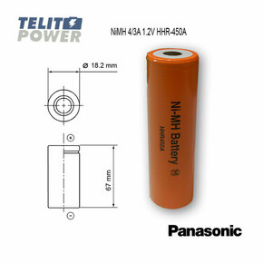 Baterija NiMH 4/3A 1.2V 4500mAh &nbsp;BK450A Panasonic