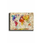 Kanvas Tablo (70 x 100) - 115 Multicolor Decorative Canvas Painting