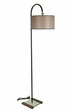 8584-3 MinkBlackGold Floor Lamp