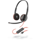 Plantronics C3225 slušalice, 3.5 mm/USB, crna