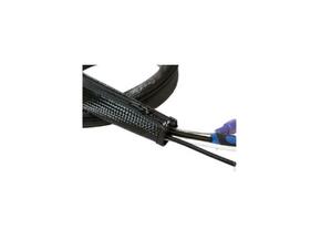 LOGILINK fleksibilna zaštita za kablove sa rajfešlusom 2m x 50mm crna